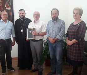 Архиепископ Леонид встретился с учеными-переводчиками Российского Библейского Общества